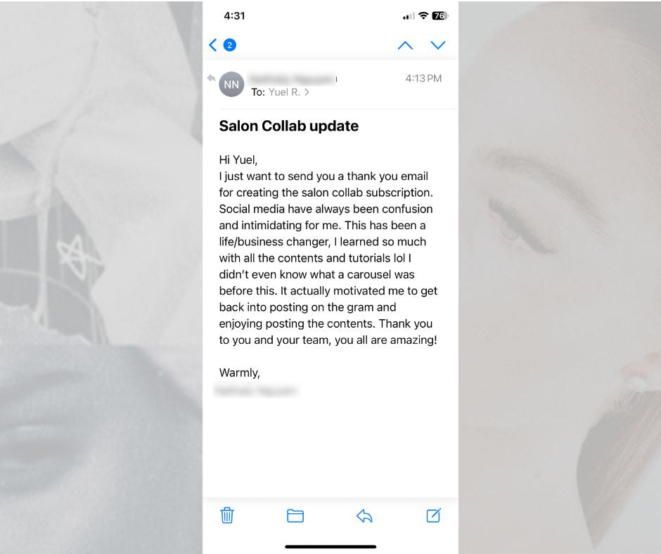 Salon Collab - Ready-To-Post Instagram Content